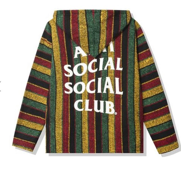Anti Social Social Club Other - Anti Social Social Club Todd Rasta Poncho Hoodie
